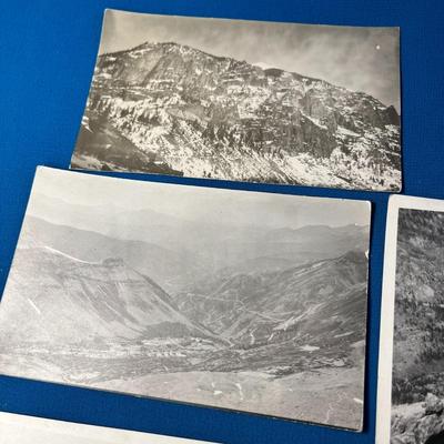 GROUP OF 7 PHOTO POST CARDS FROM 1910 OF COLORADO: CRIPPLE CREEK, VICTOR & ?