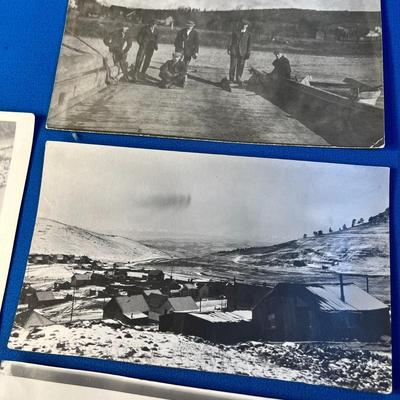GROUP OF 7 PHOTO POST CARDS FROM 1910 OF COLORADO: CRIPPLE CREEK, VICTOR & ?