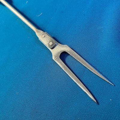 EXTRA LONG BARBEQUE FORK w/ BAMBOO? HANDLE  MADE IN JAPAN
