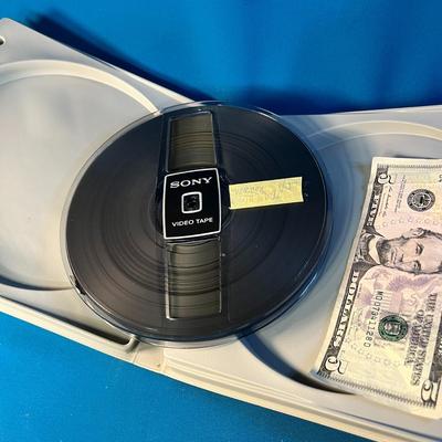 SONY REEL-TO-REEL VIDEO TAPE IN PADDED BOX