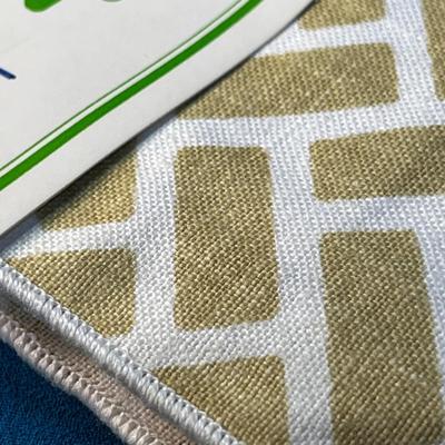 VINTAGE NEW IN PACKAGE PARQUET PRINT 48" SQUARE TABLECLOTH