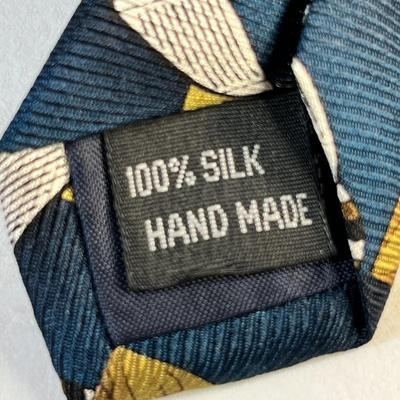 RON BOONE SILK GOLF THEME MEN'S NECK TIE 