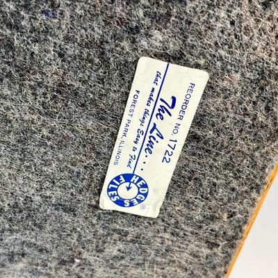 VINTAGE OAK DESK PAPER TRAY W/ FELT ON BOTTOM