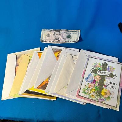 ASSORTMENT OF 18 EASTER GREETING CARDS WITH ENVELOPES, SOME VINTAGE