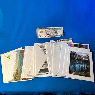 25 ASSORTED BLANK GREETING CARDS WITH ENVELOPES