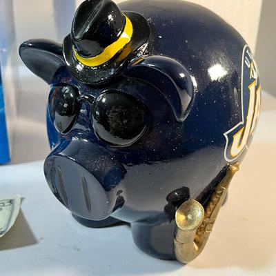 UTAH JAZZ "PIG LEAGUERS" PIGGY BANK NEW IN BOX