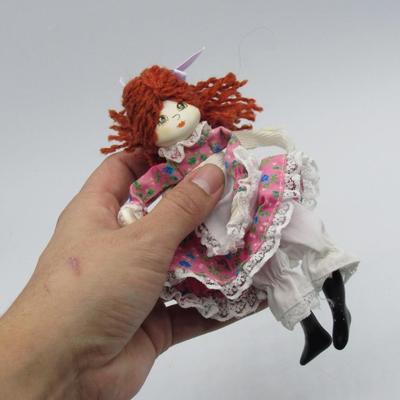 Bradley Import Co. Retro Kids Rag Doll Figurine