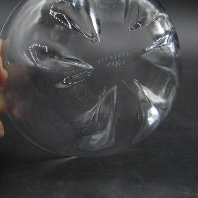 Vintage Orrefors Crystal Glass Mid Century Modern Finger Bowl Trinket Dish