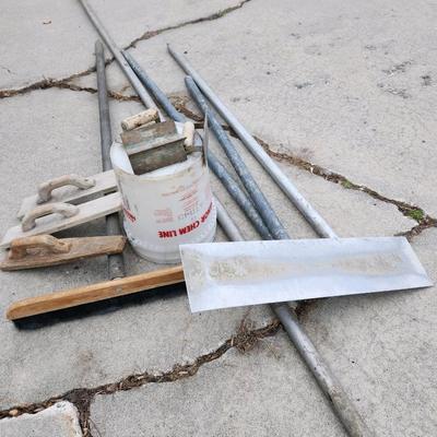 Concrete laying tools