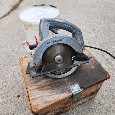 Vintage electric saw