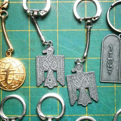 16 Vintage Key Chain Holders