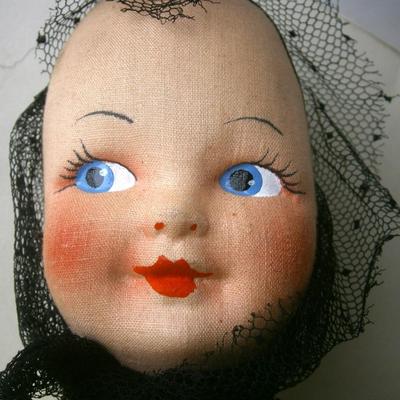 Vintage Spanish Senorita Cloth Doll