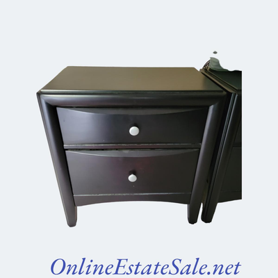 Pair Of Black End Tables