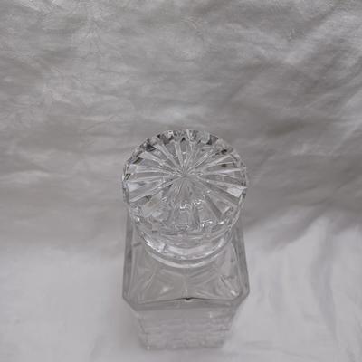 Cut Glass  9" Decanter