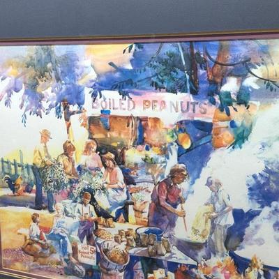 Jack Deloney Signed and Numbered Print "Boiled Peanuts" 385/850