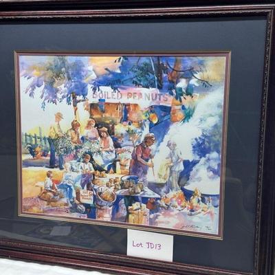 Jack Deloney Signed and Numbered Print "Boiled Peanuts" 385/850
