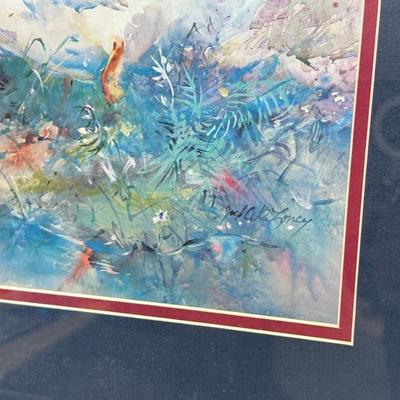 Jack Deloney Signed Print "Garden Party" Open Edition