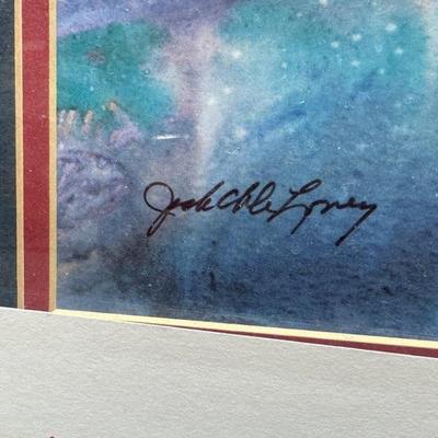 Jack Deloney Signed Print "Garden Party" Open Edition