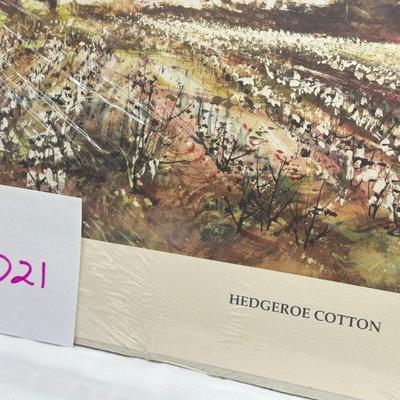 Jack Deloney Signed and Numbered Print "Hedgeroe Cotton" 671/950