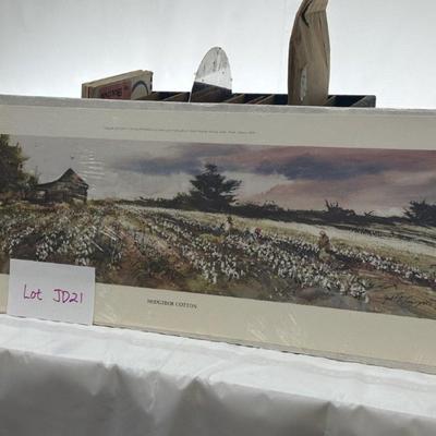 Jack Deloney Signed and Numbered Print "Hedgeroe Cotton" 671/950
