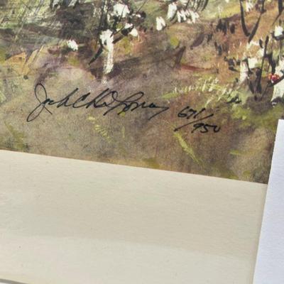 Jack Deloney Signed and Numbered Print "Hedgeroe Cotton" 671/950