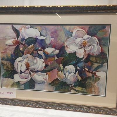 Jack Deloney Signed and Numbered Print "Magnolia Blossoms" 579/1500