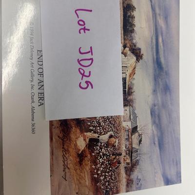 Jack Deloney Small Signed Print "End of an Era" Signed Only