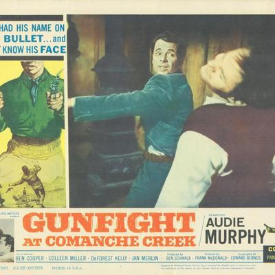 Gunfight at Comanche Creek 1963  original vintage lobby card
