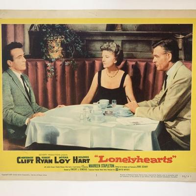Lonelyhearts original 1959 vintage lobby card