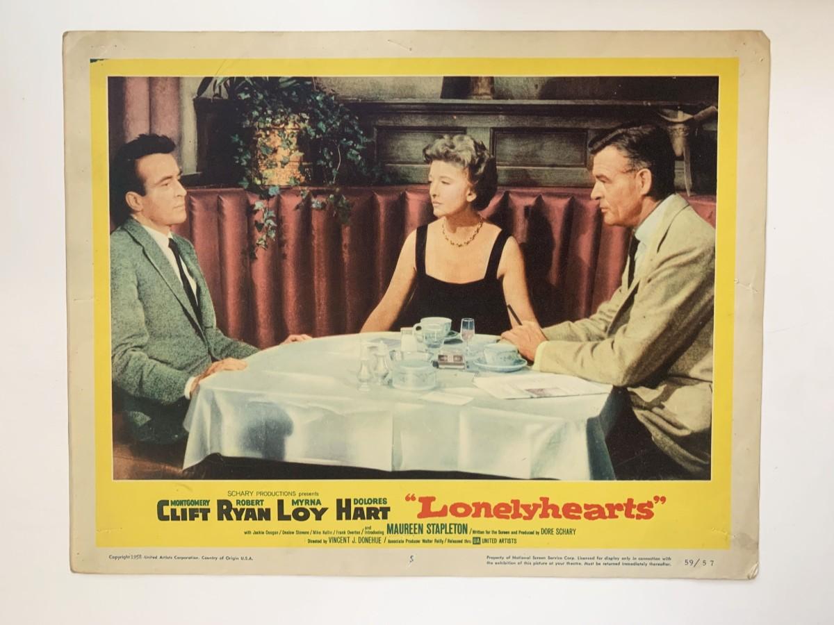 Lonelyhearts original 1959 vintage lobby card | EstateSales.org