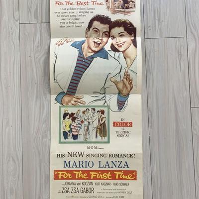 For the First Time original 1959 vintage movie poster