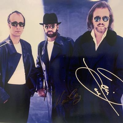 The BeeGees signed photo. GFA Authenticated