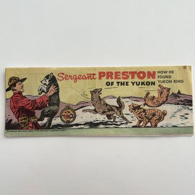 Sergeant Preston of the Yukon 1956 promotional comic book 