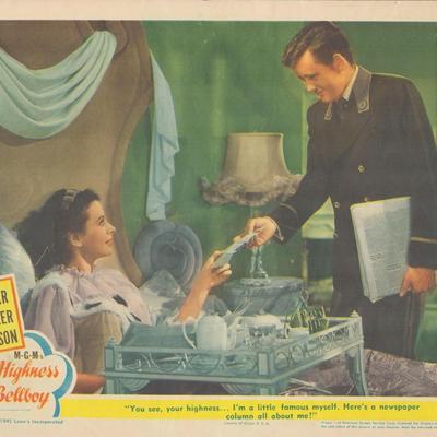 Her Highness and the Bellboy 1945 original vintage lobby card