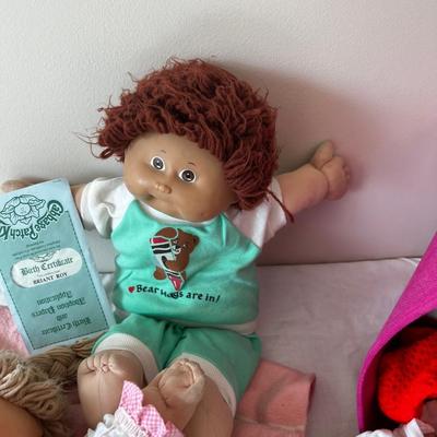 2 Cabbage Patch DOLLS plus Clothing