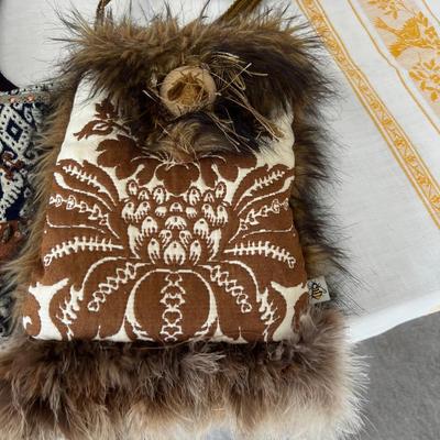 SUNDANCE Vest and D Harrison & Co. Purse (FUR) 