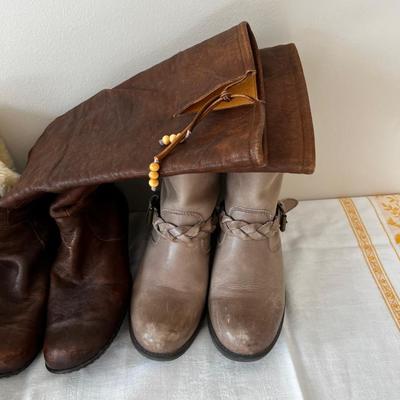 Born, Earth, Leather Boots, Ladies 