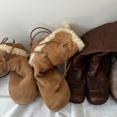 Born, Earth, Leather Boots, Ladies 