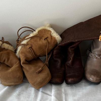 Born, Earth, Leather Boots, Ladies 