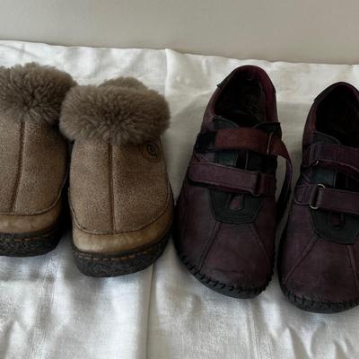 Born Shoes (2) Taupe and Maroon