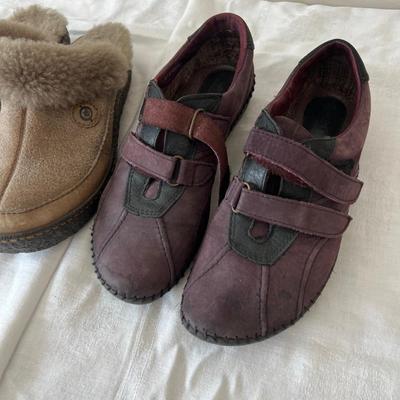 Born Shoes (2) Taupe and Maroon