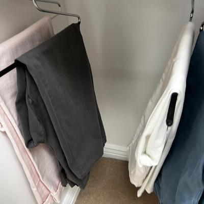 Top & Bottom Rack Shirts, Sweaters, Pants Ladies Small