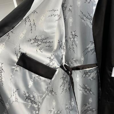 Reversable Made in Thailand  Silk ROBE with Dragon Silky Nice