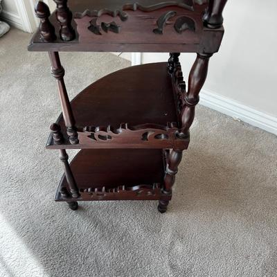Mahogany Corner Shelf FANCY 