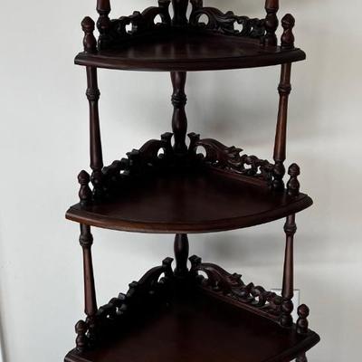Mahogany Corner Shelf FANCY 