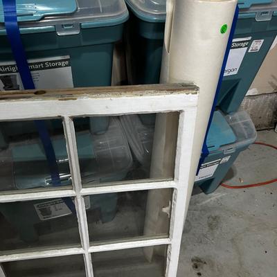 Garage Mullion Window Frame. 