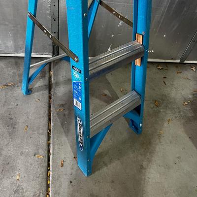 Garage WERNER 250 Pound Ladder BLUE 3 step