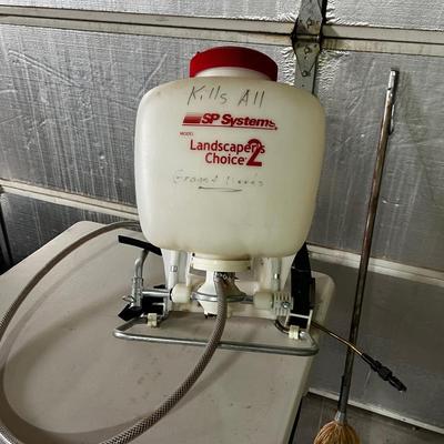 Garage Back Pack Weed Sprayer