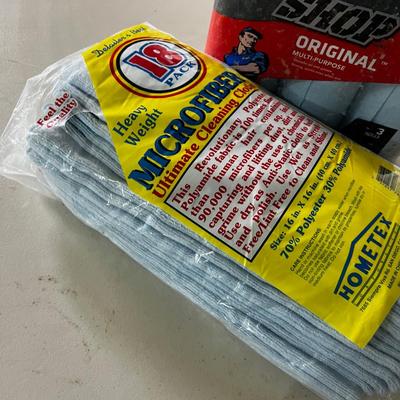 Garage Cleaning Micro Cloth Towel and Shop Paper Towels