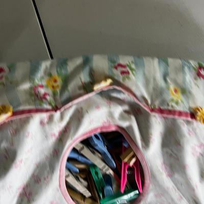Garage Bag of Clothes Pins. 